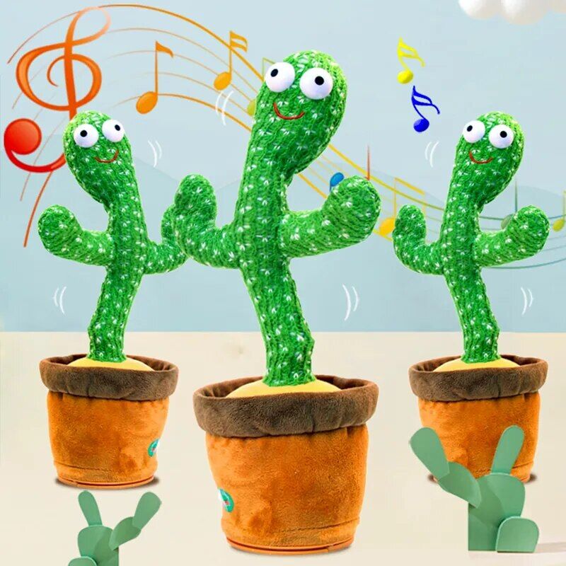 Boutique Planete Jouets France - Jouet bebe Dancing Cactus de 32cm 1 Jouet bebe Dancing Cactus de 32cm
