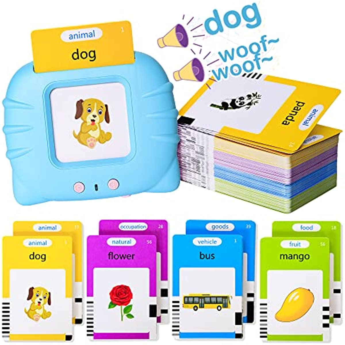 Boutique Planete Jouets France - Jouets éducatifs - Cartes Flash parlantes pour bébés 1 Jouets éducatifs - Cartes Flash parlantes pour bébés
