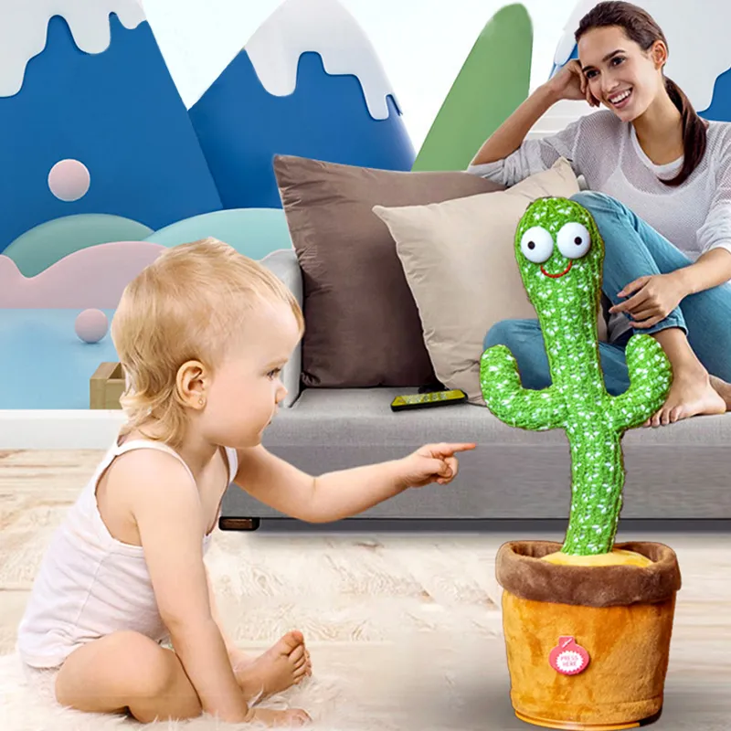 Boutique Planete Jouets France - Jouet bebe Dancing Cactus de 32cm 6 Jouet bebe Dancing Cactus de 32cm – Image 6