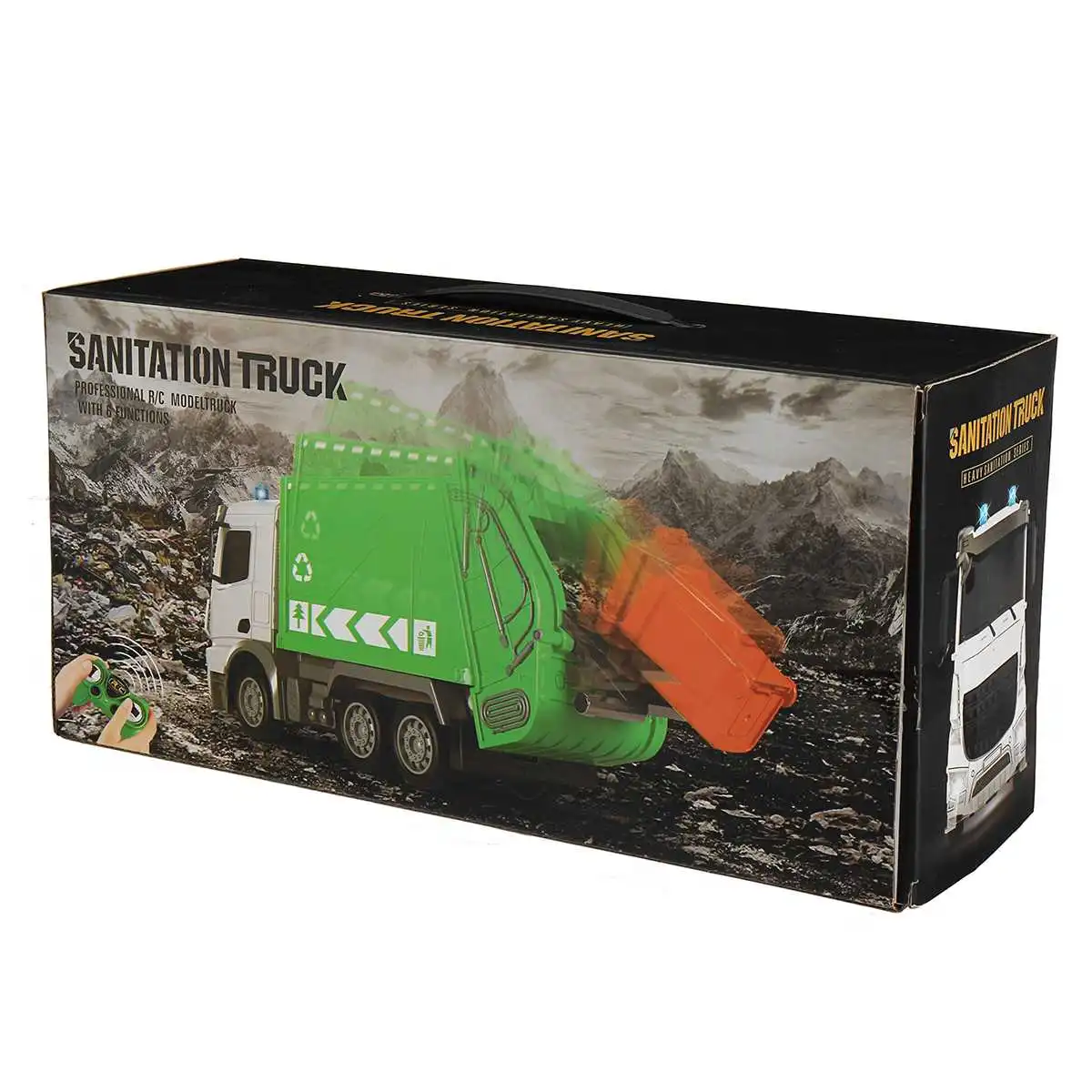 Boutique Planete Jouets France - Camion Télécommandé - Benne à ordures 1/24 7 Camion Télécommandé - Benne à ordures 1/24 – Image 7