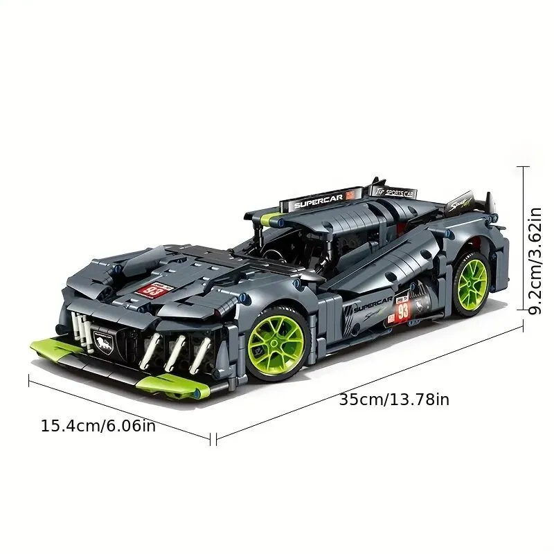 Boutique Planete Jouets France - Super Speed Voiture compatible avec briques LEGO Technic 1280Pcs 3 Super Speed Voiture compatible avec briques LEGO Technic 1280Pcs – Image 3