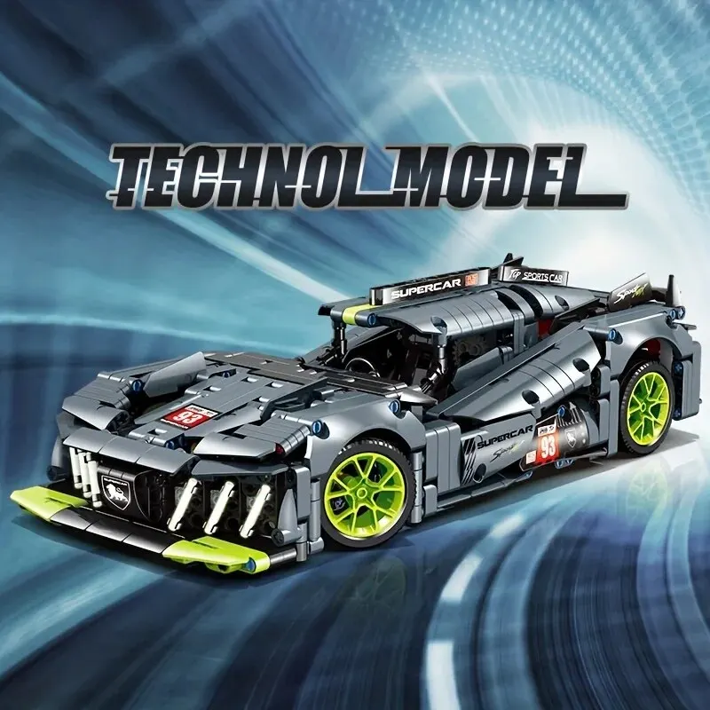 Boutique Planete Jouets France - Super Speed Voiture compatible avec briques LEGO Technic 1280Pcs 4 Super Speed Voiture compatible avec briques LEGO Technic 1280Pcs – Image 4