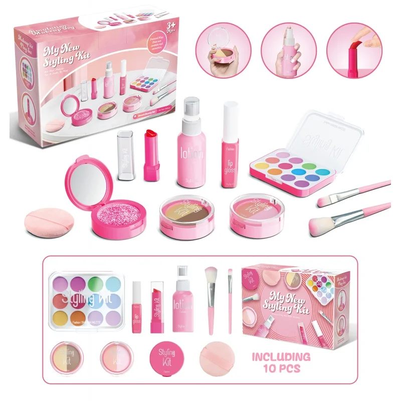 Boutique Planete Jouets France - Coffret de maquillage pour filles avec boîte 1 Coffret de maquillage pour filles avec boîte