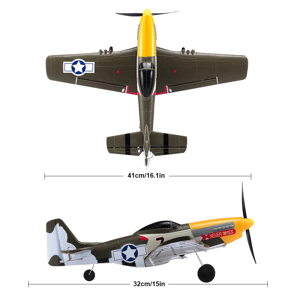 Boutique Planete Jouets France - Avion Télécommandé P51 Mustang RC 5 Avion Télécommandé P51 Mustang RC – Image 5