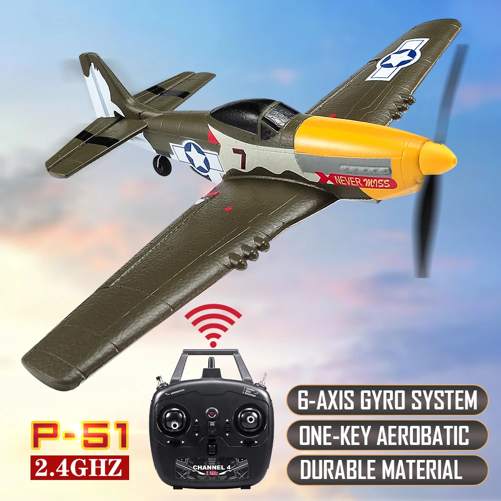Boutique Planete Jouets France - Avion Télécommandé P51 Mustang RC 2 Avion Télécommandé P51 Mustang RC – Image 2